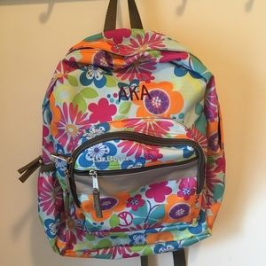 Monogrammed LL Bean Backpack